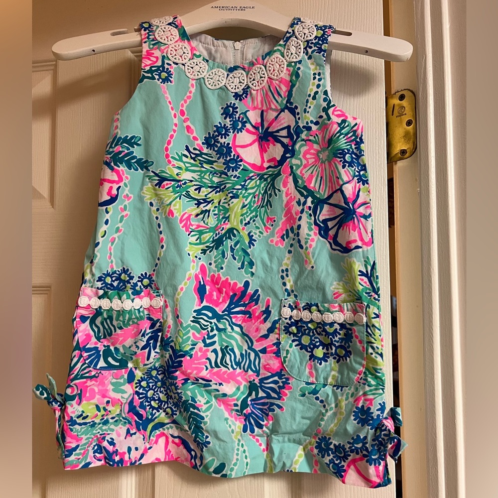 Lilly Pulitzer Kids Dress - Pink and Blue Floral